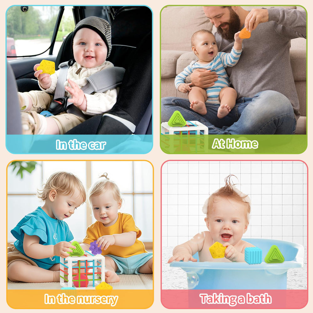 MINGKIDS baby activity cube makes a versatile gift for 1st birthdays.