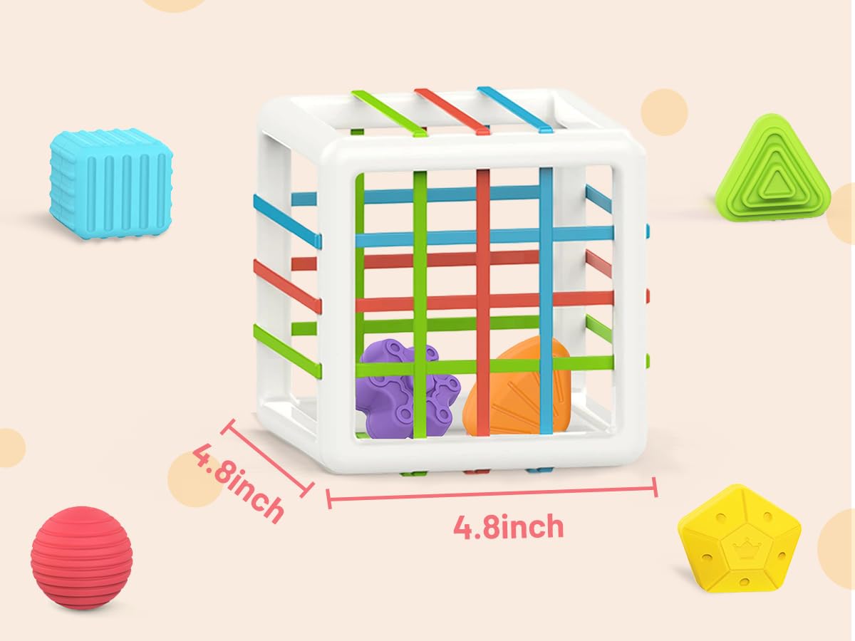 MINGKIDS textured shapes offer varied tactile feedback during play.