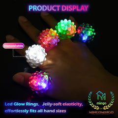 MINGOMINGO jelly silicone ring shows soft texture and flexible fit.