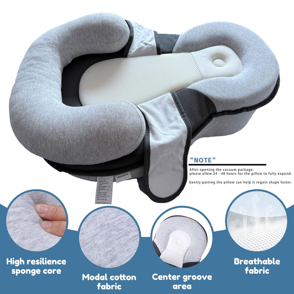 MINGXUSMGS Compact Portable Baby Lounger is easy to move between rooms and storage.