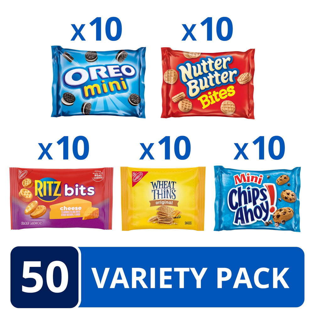 Mini CHIPS AHOY! Cookies pack ideal for school lunches and office breaks.