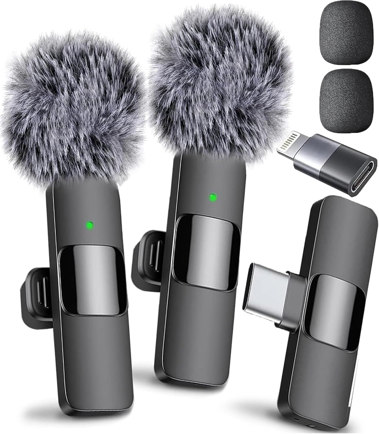 Mini Mic Pro clipped on a shirt for crisp wireless audio on the go