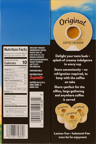 Close-up of a Mini Moo's creamer pod showing rich dairy texture for a silky cup.