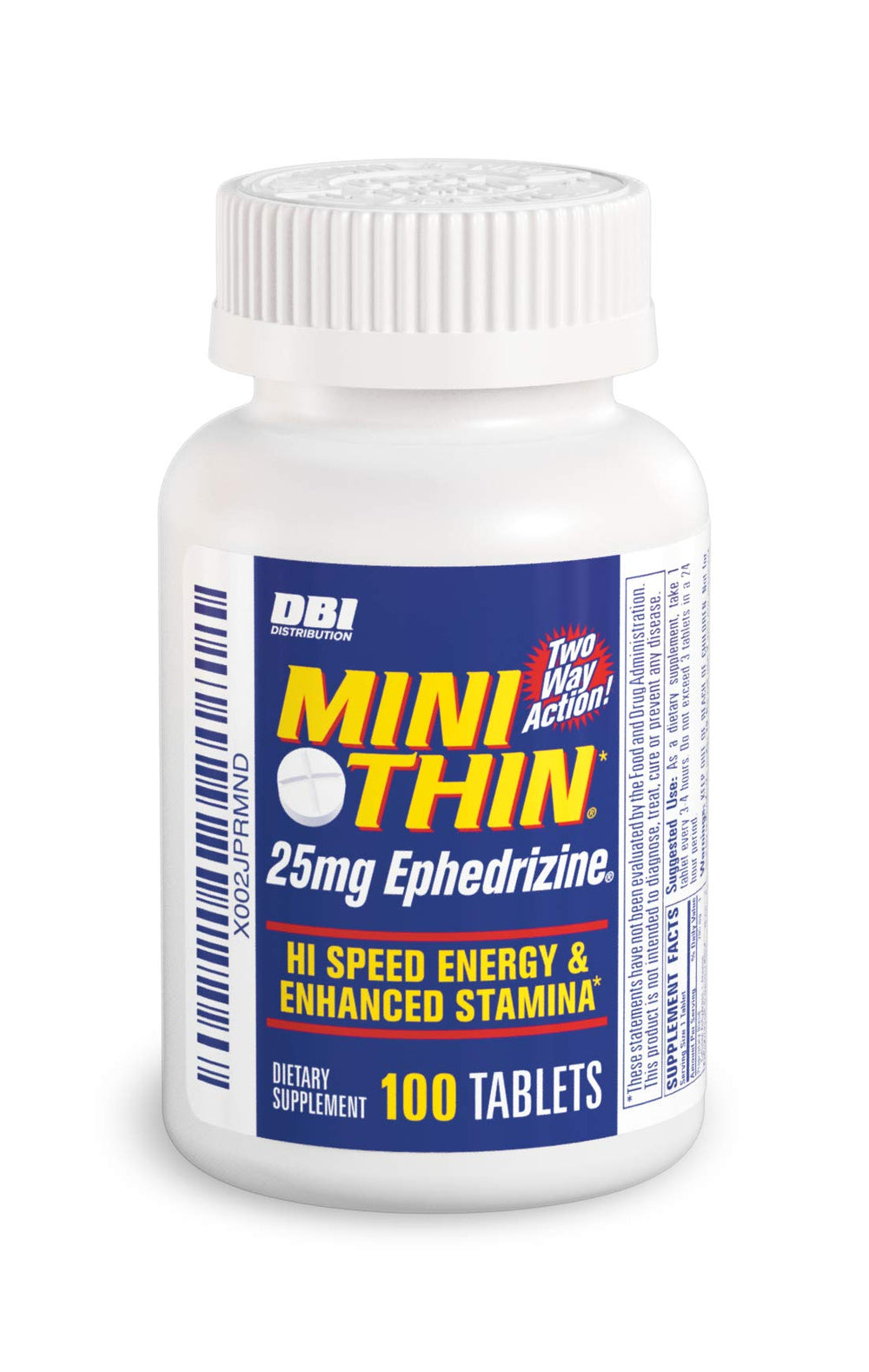 Mini Thin two-way energy tablets on display for quick focus.