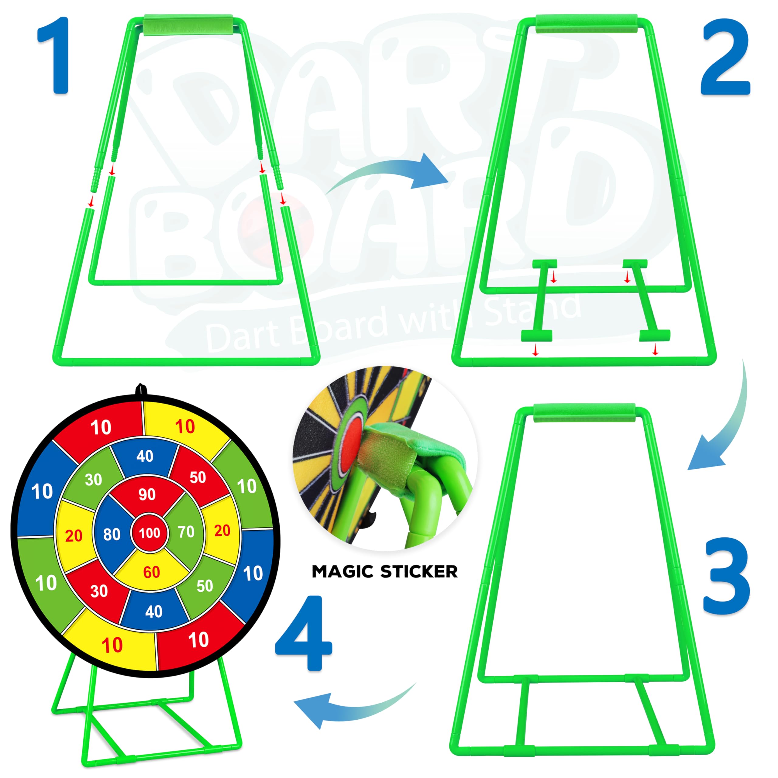 MINIFUN 12 sticky balls set for mess-free target play