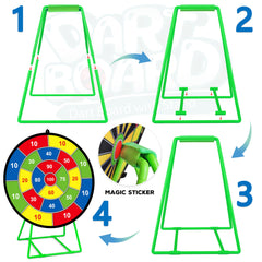 MINIFUN 12 sticky balls set for mess-free target play