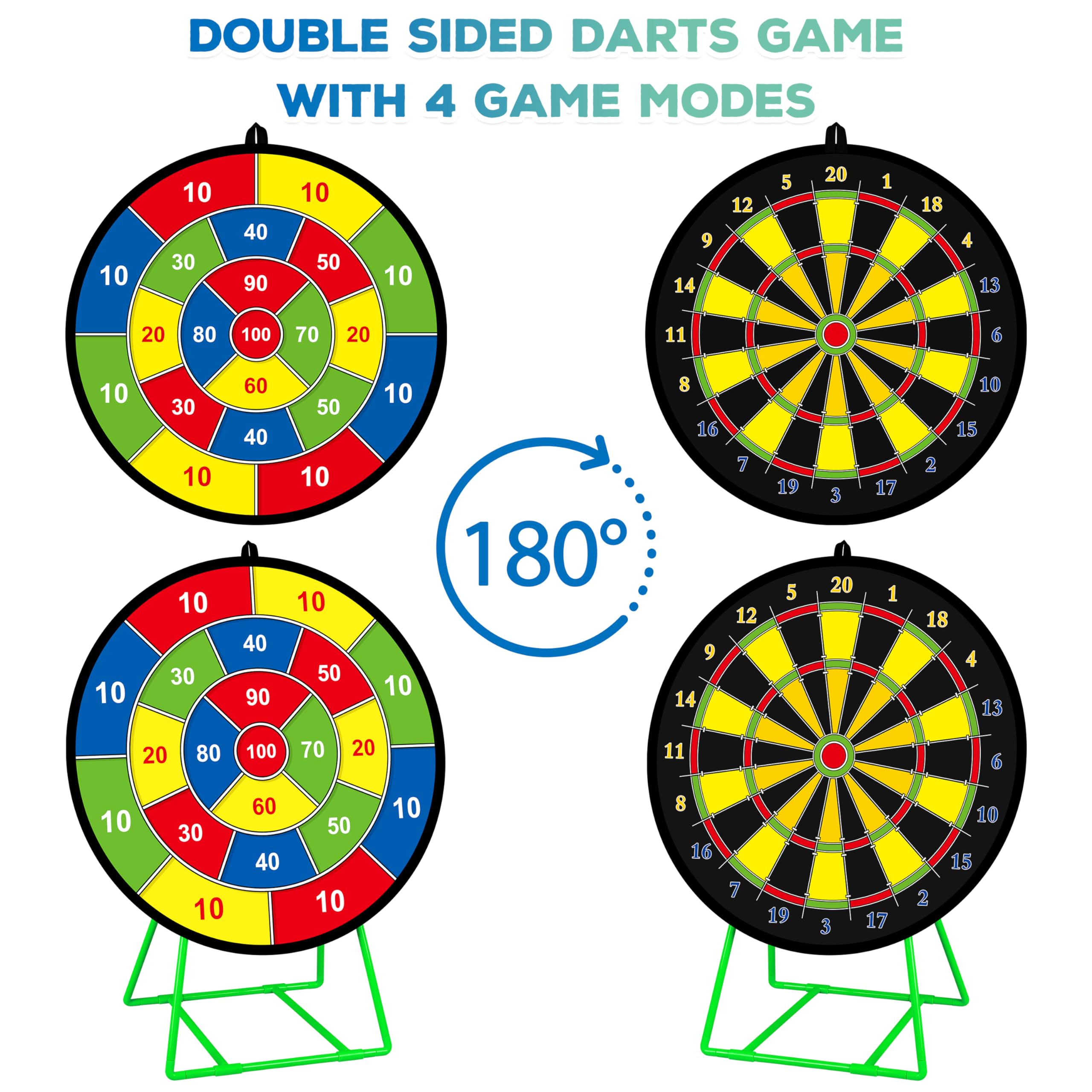 MINIFUN six darts included for quick scoring