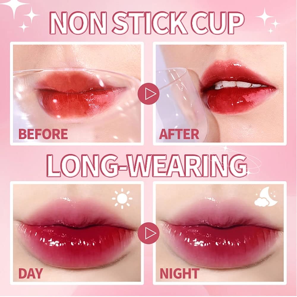 Miniling lip tint set applicator closeup highlights precise application and smooth finish.