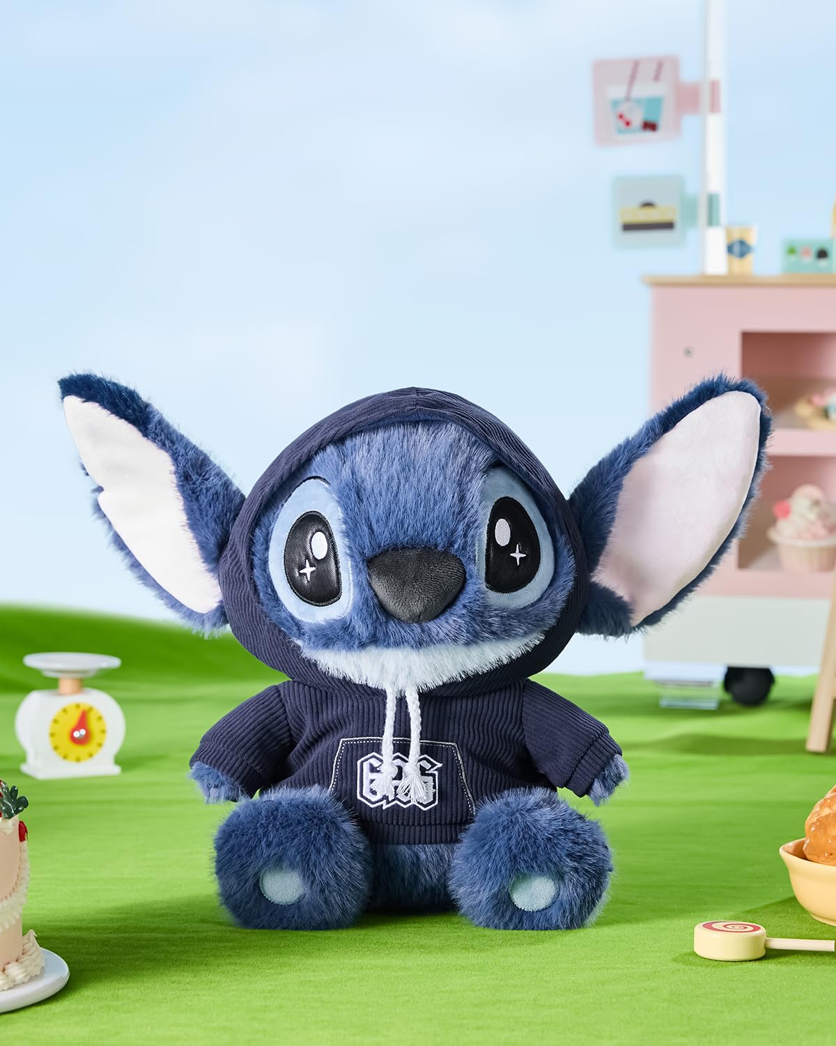 MINISO Disney Lilo and Stitch plush reinforced stitching for durable play.