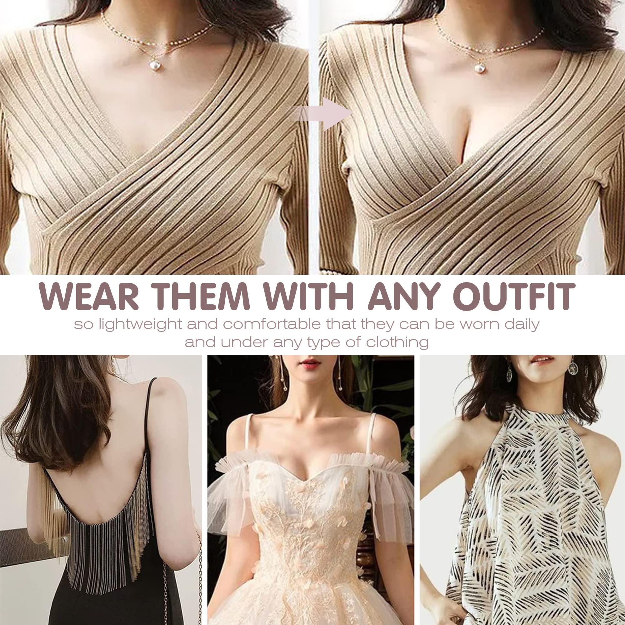 MINIYA duo-pack in nude and black for versatile styling