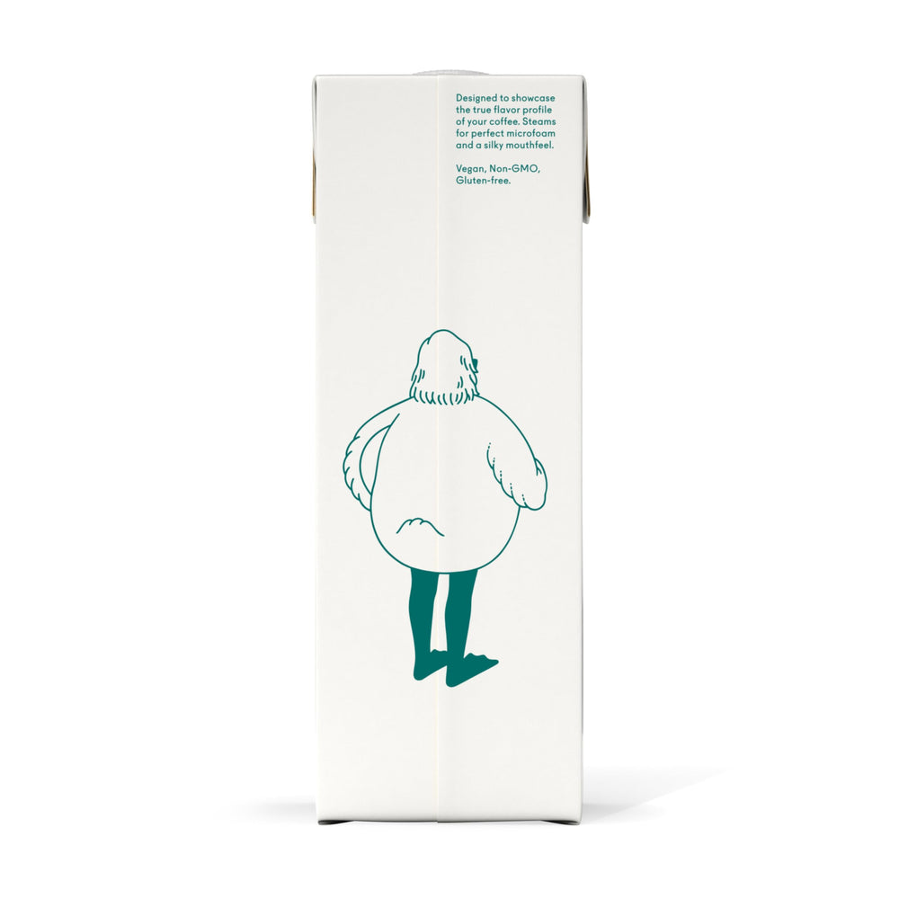 Minor Figures Barista Oat Standard on a cafe counter for plant-based drinks