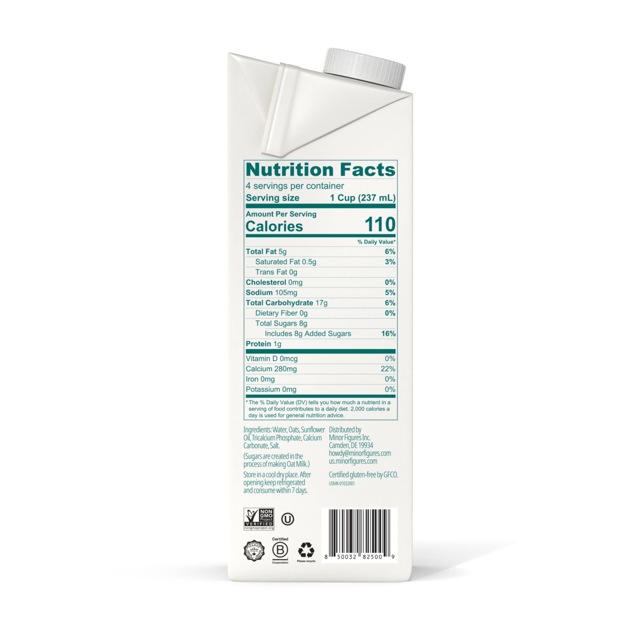Minor Figures Barista Oat Standard pour created for silky crema