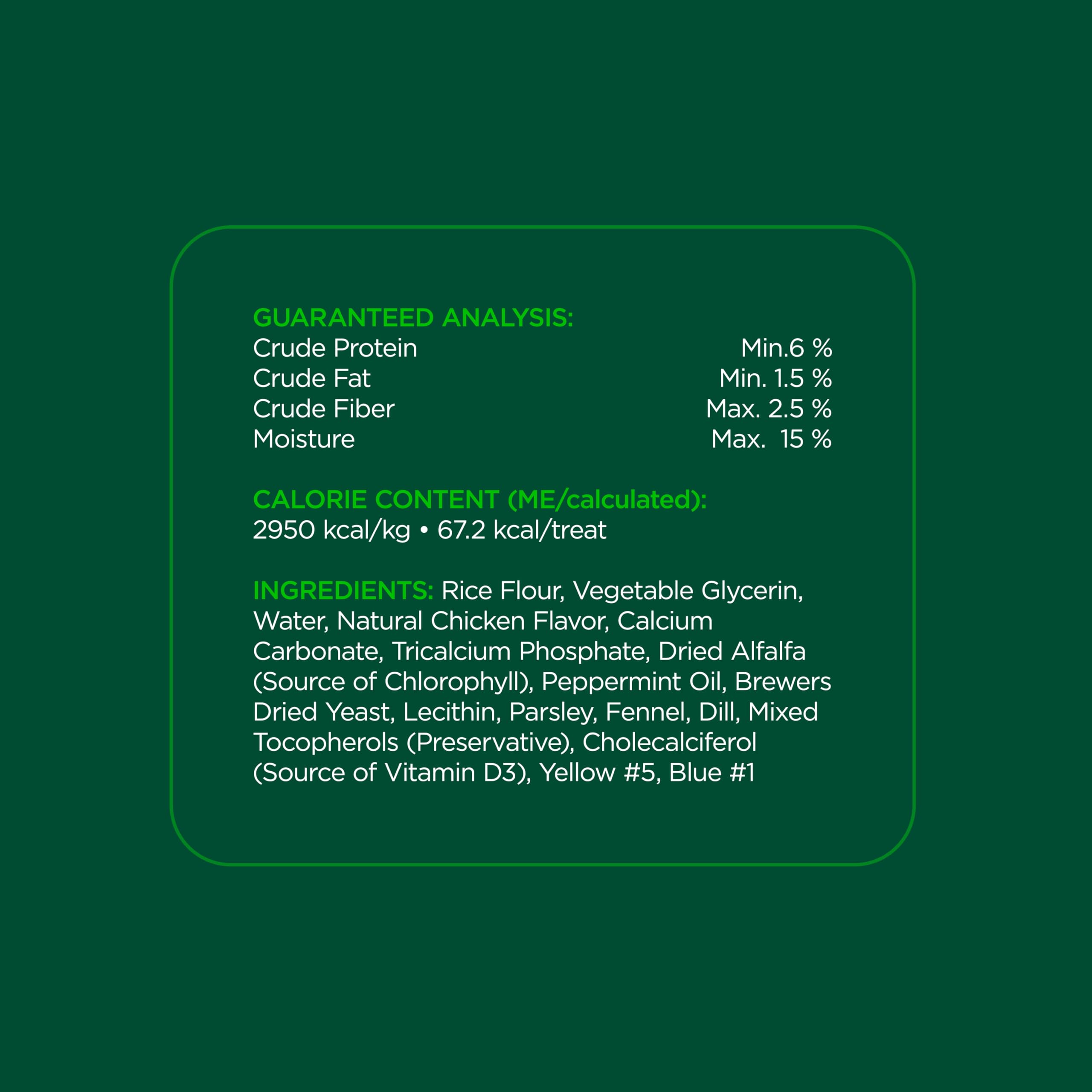 Minties five-breath freshener formula featuring fennel, dill, peppermint.