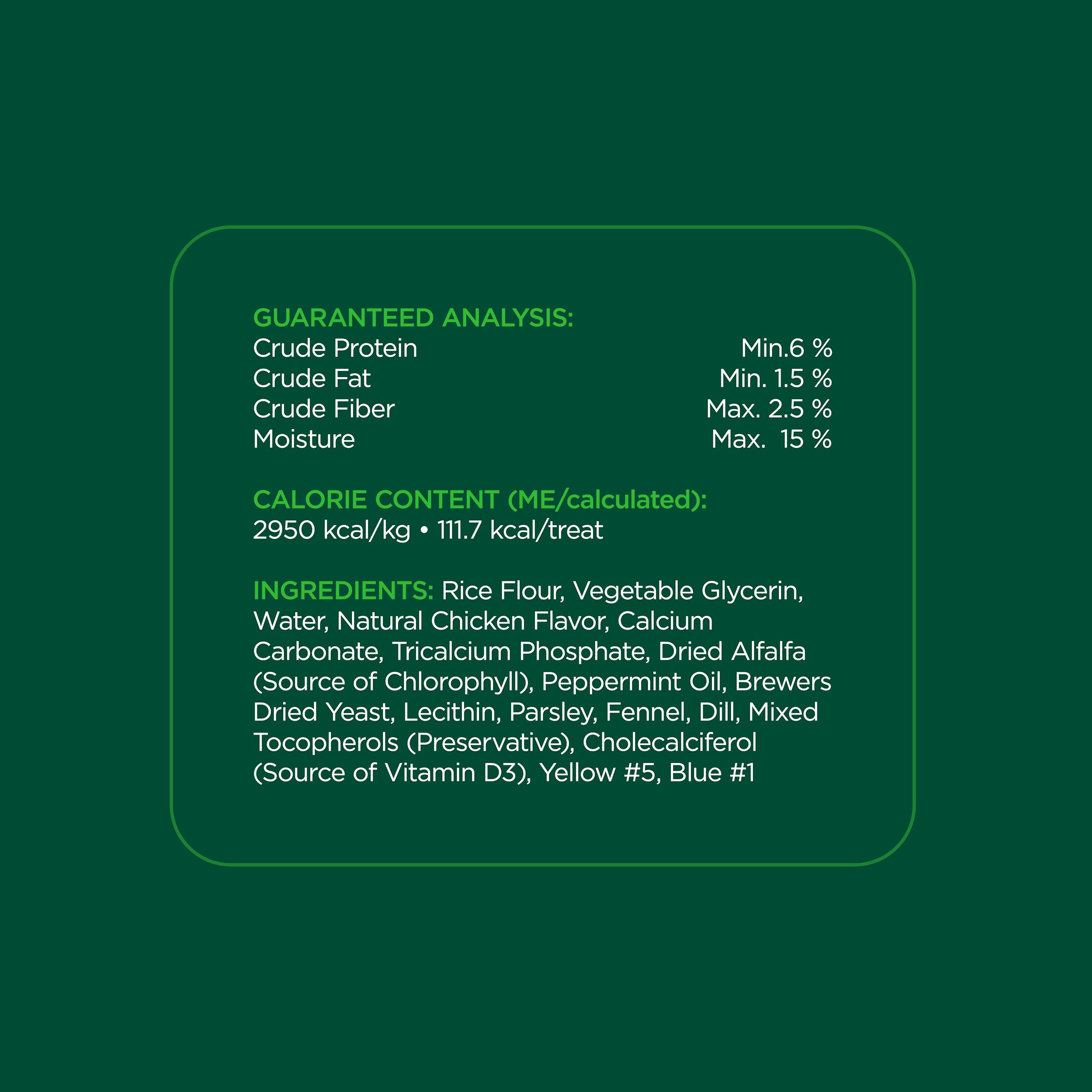 Minties packaging states no wheat corn or soy for sensitive stomachs.