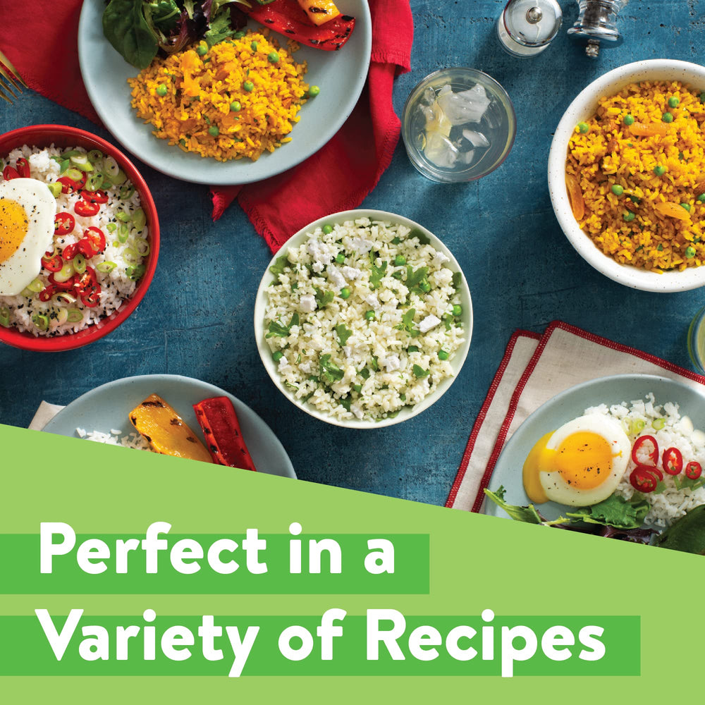 Minute Instant White Rice served plate presents a ready-to-eat meal.
