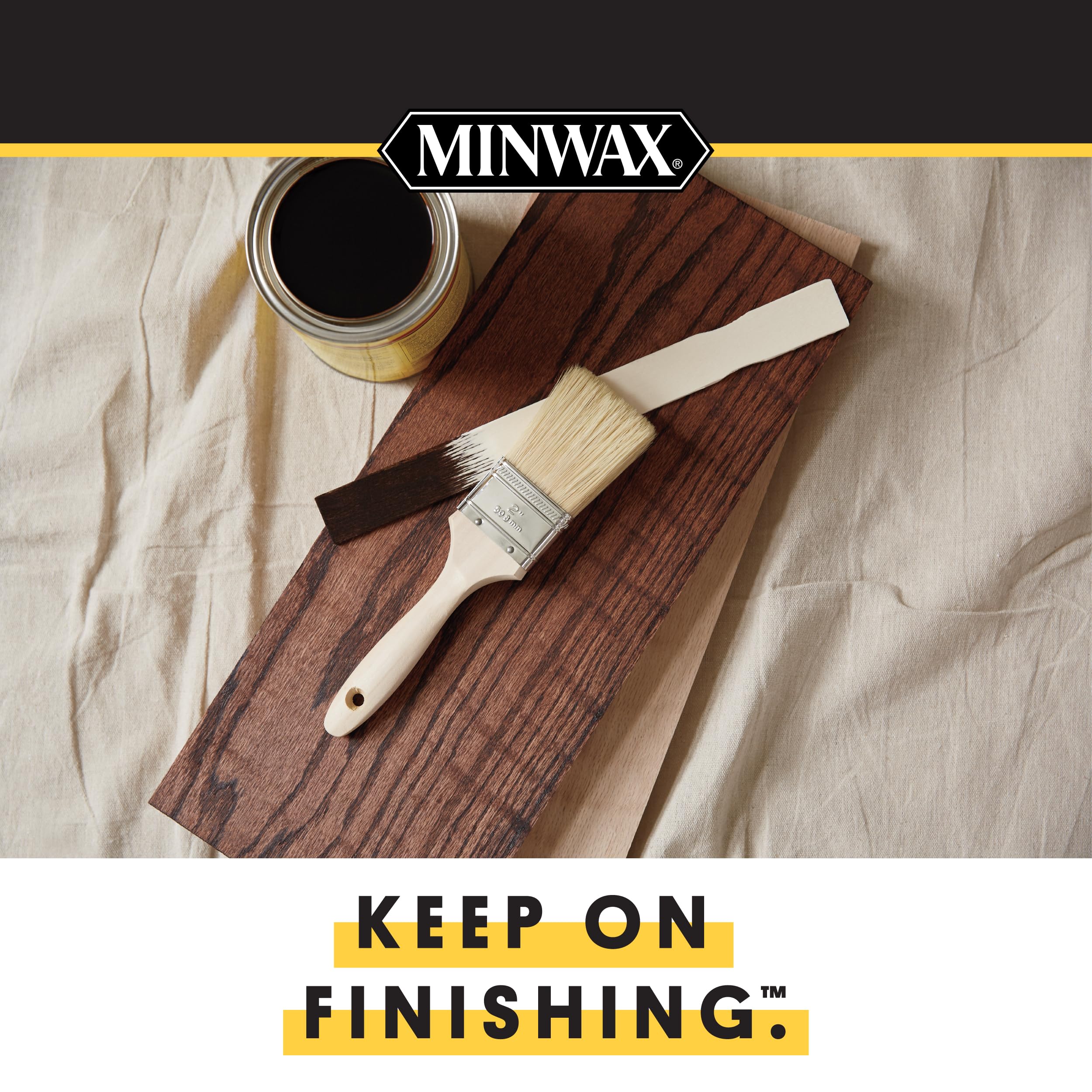 Minwax 4-6 hour dry time enables faster recoats.