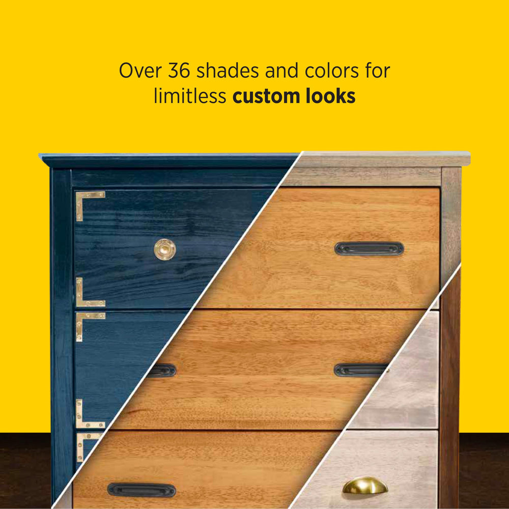 Minwax Special Walnut wood stain on furniture reveals warm tone depth.