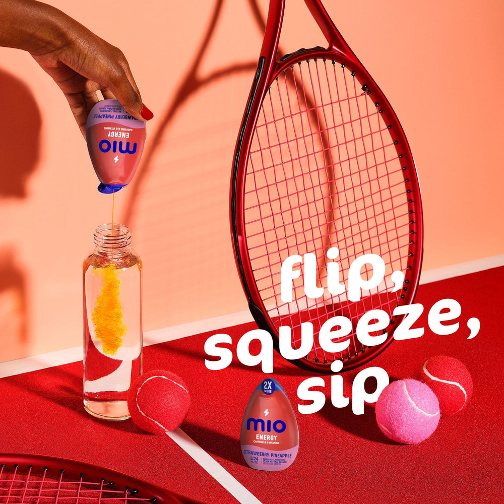 Refresh your routine with a quick Mio Energy flavor squeeze anytime.