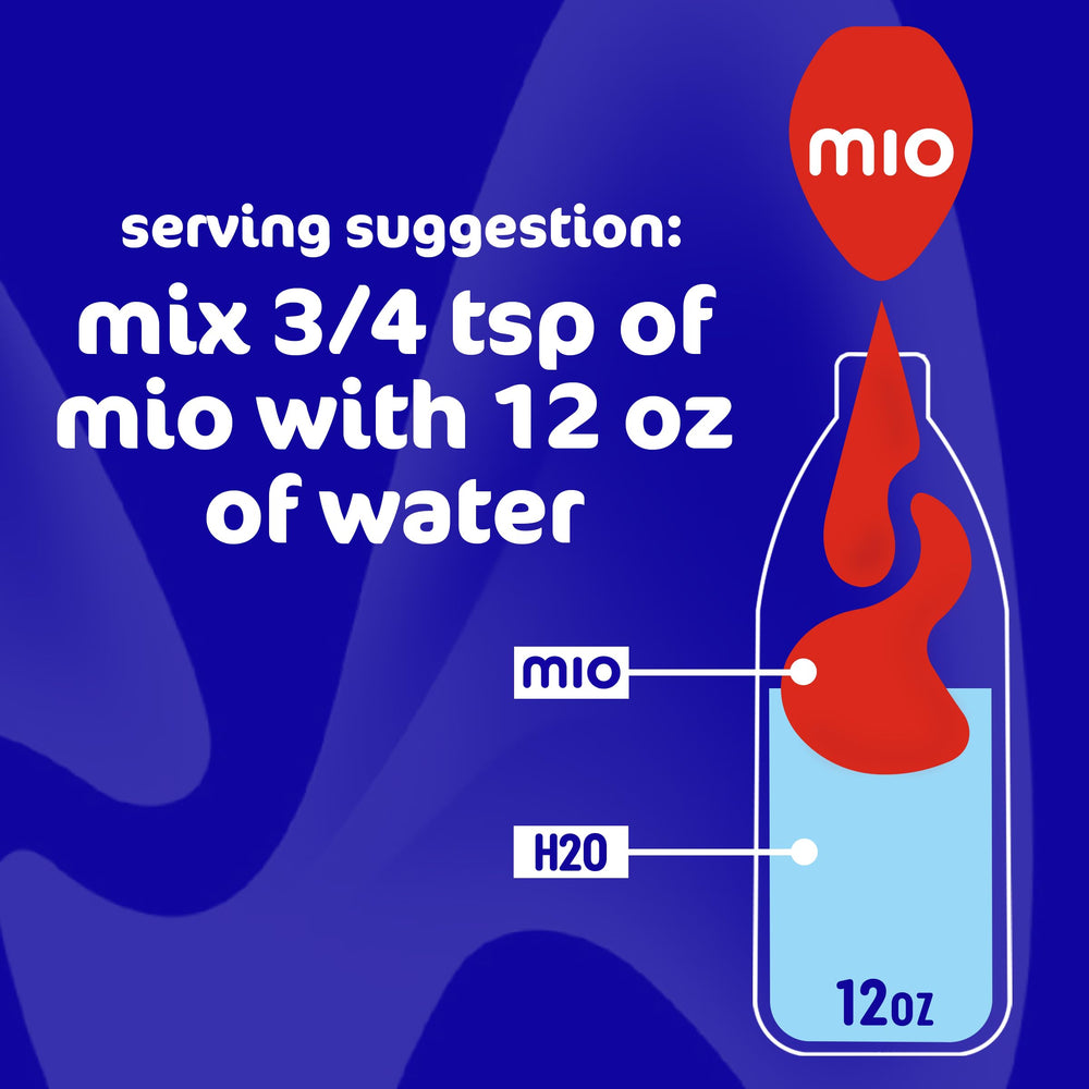 Mio Energy travel-friendly squeeze bottle—perfect for car, bag, or gym.