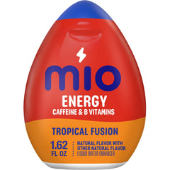 Mio Energy Tropical Fusion bottle—bold flavor to elevate water during workouts.