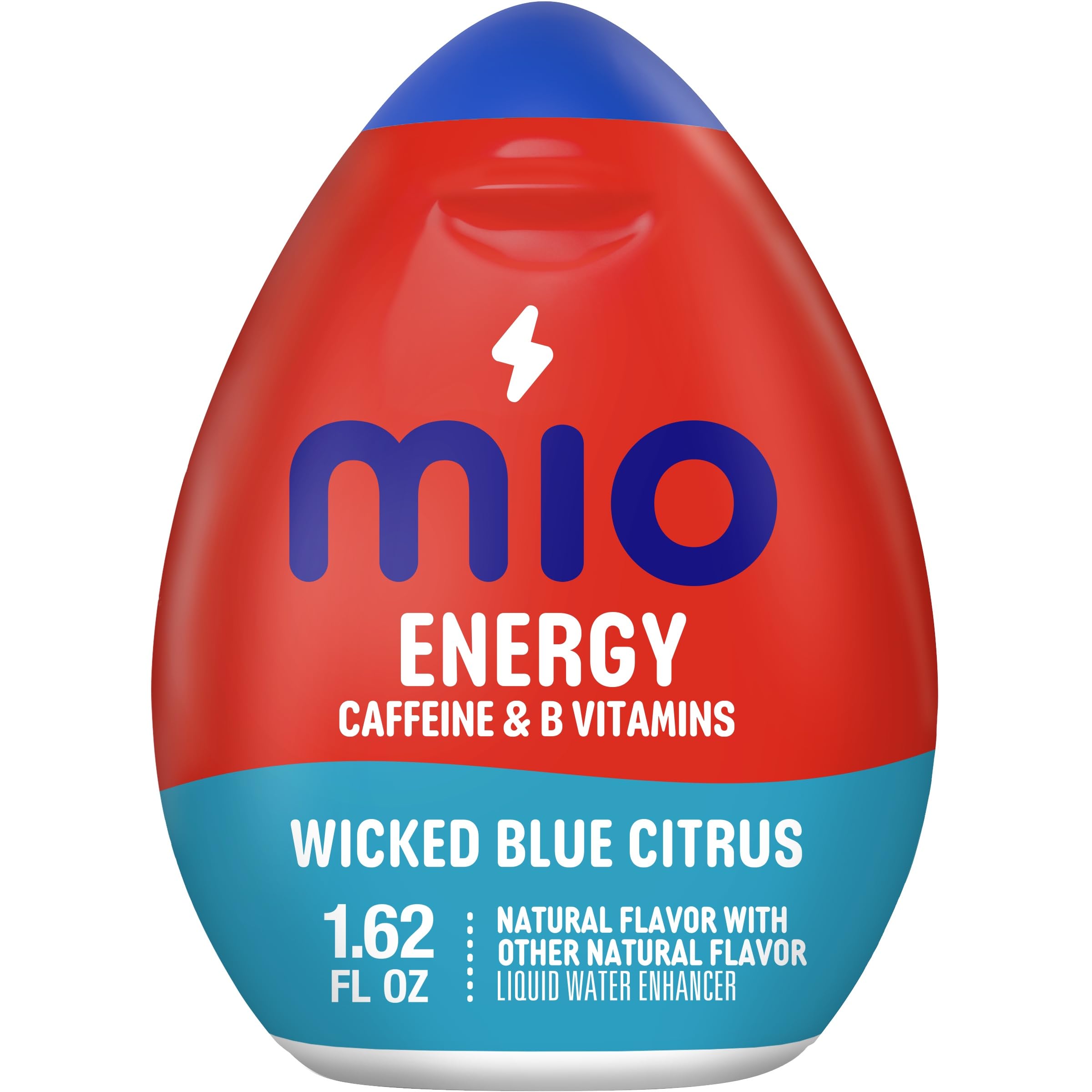 Mio Energy Wicked Blue Citrus bottle—zesty taste for quick hydration and focus.