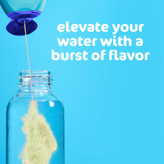 Glass of water with Mio Lemonade shows refreshing lemonade flavor