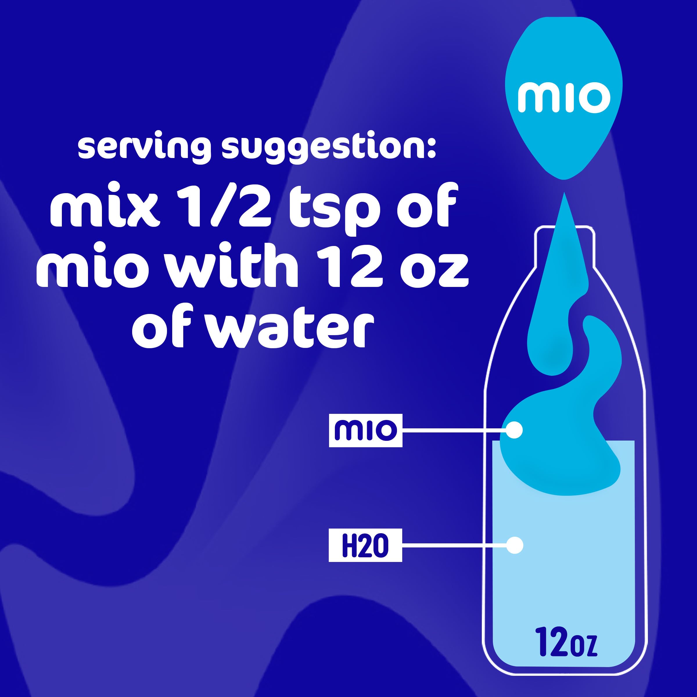 Bright orange-tangerine aroma from Mio flavor