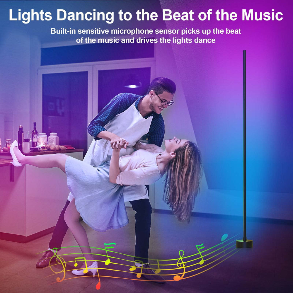 Miortior music-sync RGB lamp reacts to music for immersive visuals