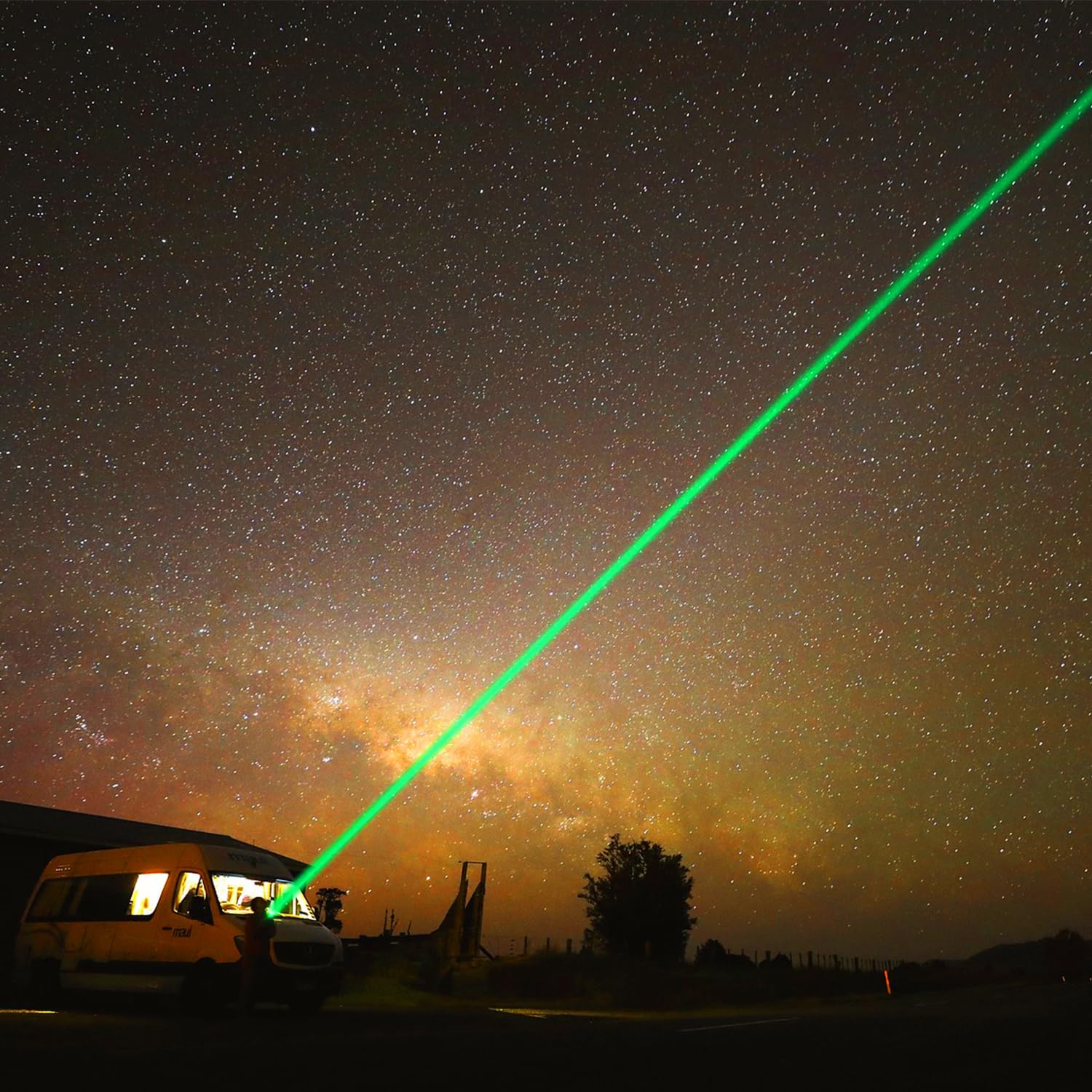 MIPREZT Professional green laser pointer ideal for presentations and outdoor use