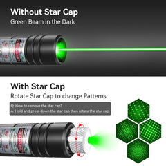 MIPREZT Professional green laser pointer side view ideal for demonstrations
