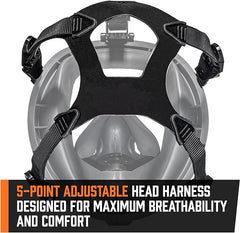 MIRA Safety CM-I01 40mm NATO filter compatibility enables easy replacements.