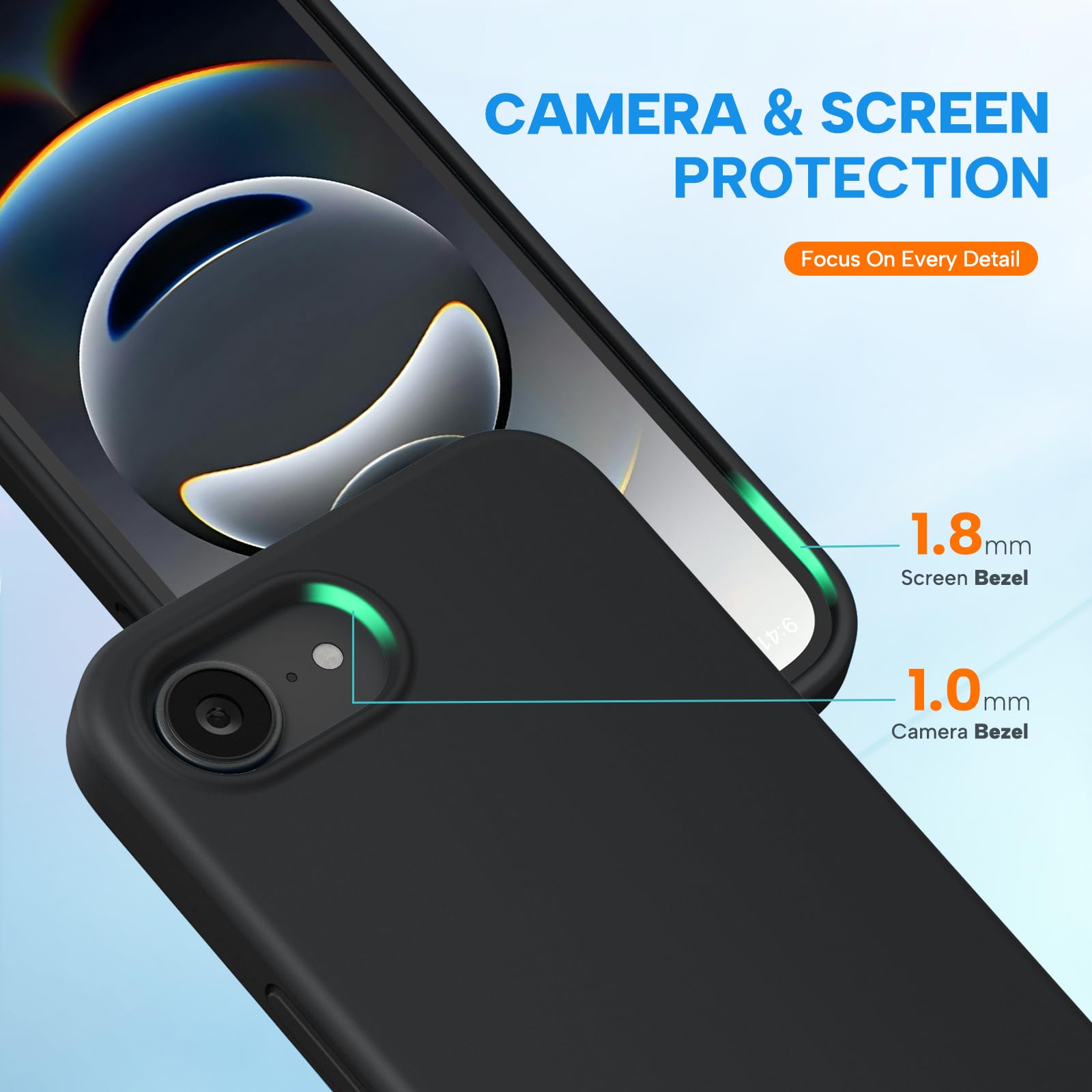 Miracase iPhone 16e/17e case color variants for style