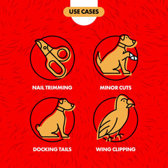 Kwik Stop stops dog nail bleed quickly during grooming sessions.