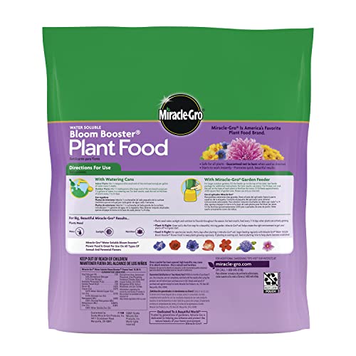 Miracle-Gro Bloom Booster included scoop for precise indoor feeding