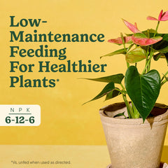 Miracle-Gro spikes covered with soil after insertion for mess-free feeding