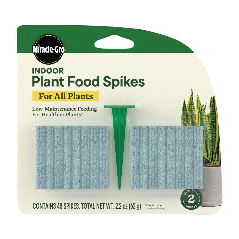 Miracle-Gro Indoor Plant Food Spikes setup image showing kit ready for easy feeding