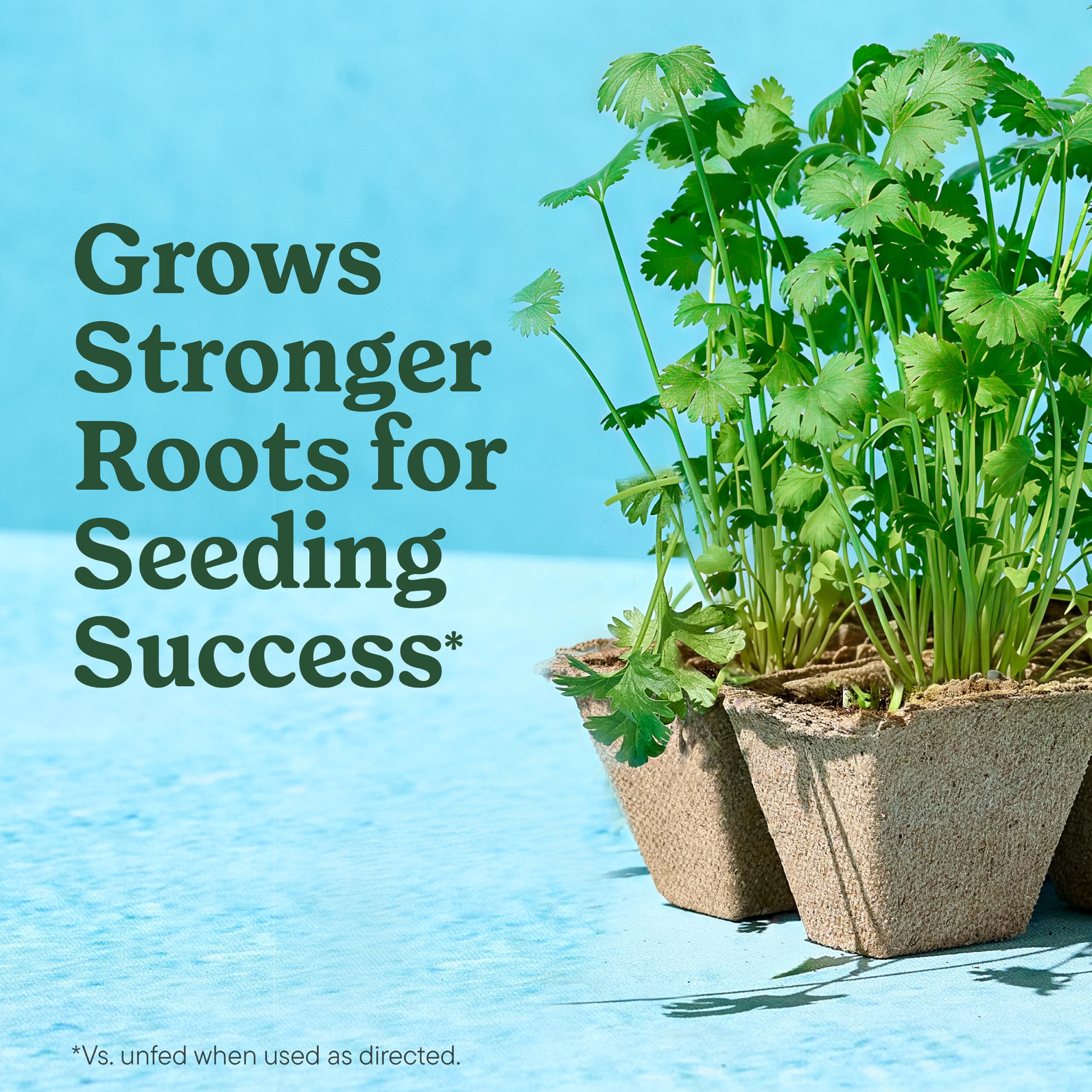 Miracle-Gro lightweight potting mix for seed germination is easy to handle