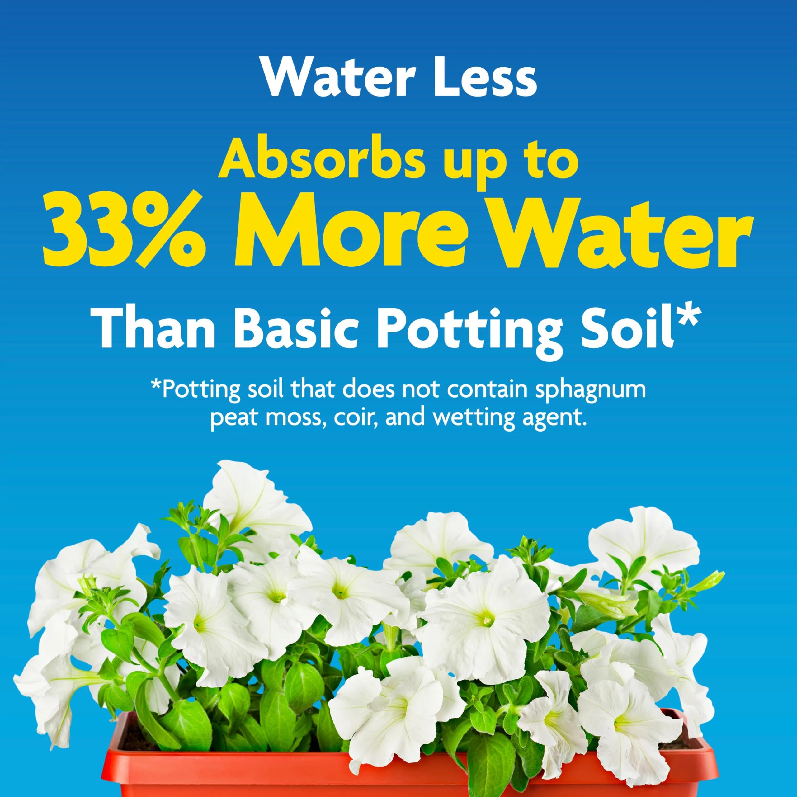 Miracle-Gro Moisture Control container garden setup with multiple pots using this mix.
