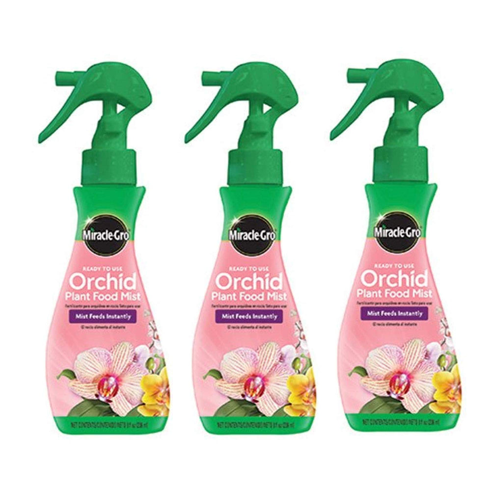Miracle-Gro Orchid Food Mist bottle for weekly nourishment of your orchids