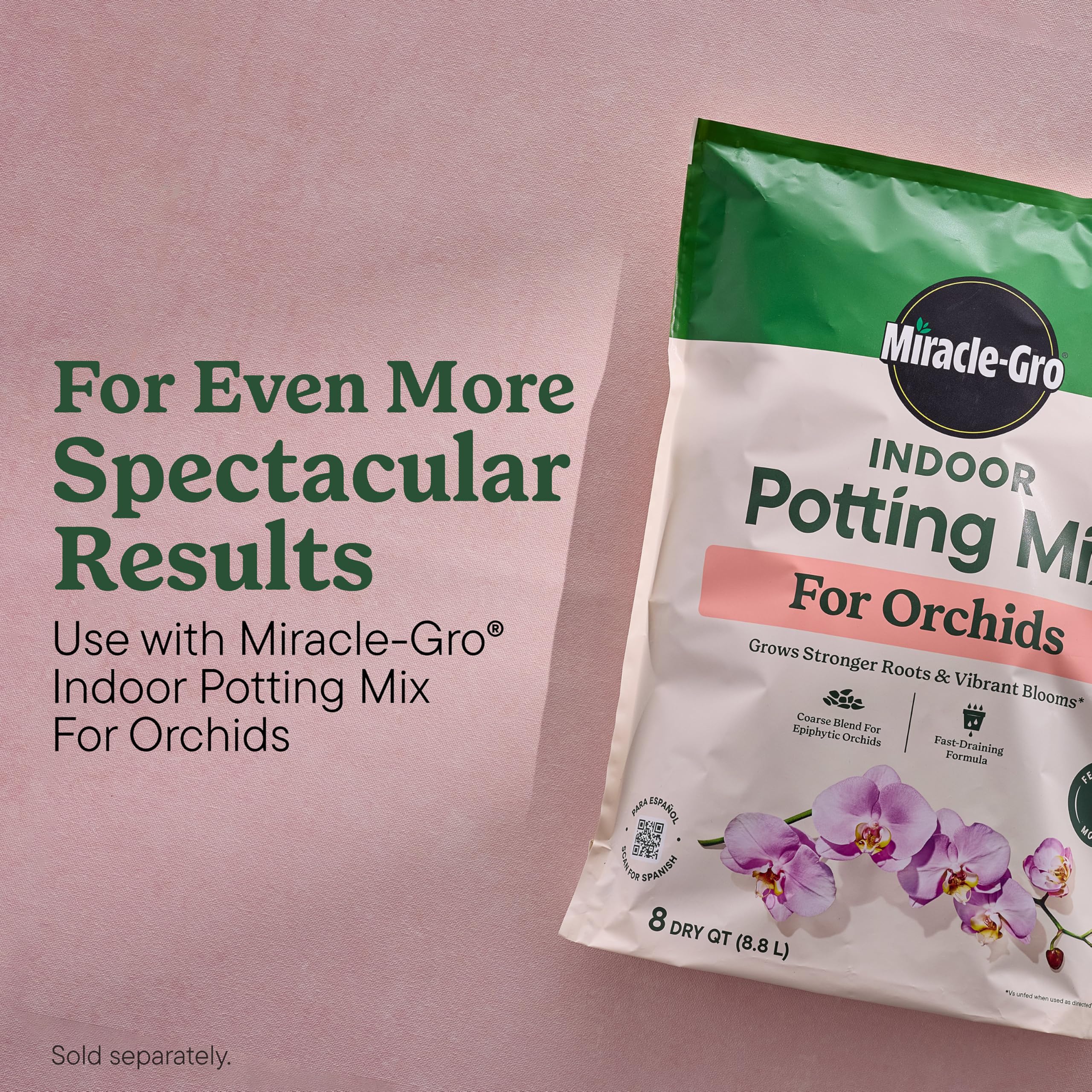 Miracle-Gro weekly spray guide on packaging for routine care