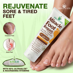 Deep epidermis penetration suggested by Miracle Foot Repair Cream