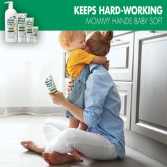 Miracle of Aloe fast-absorbing formula delivers non-greasy moisture after washing.