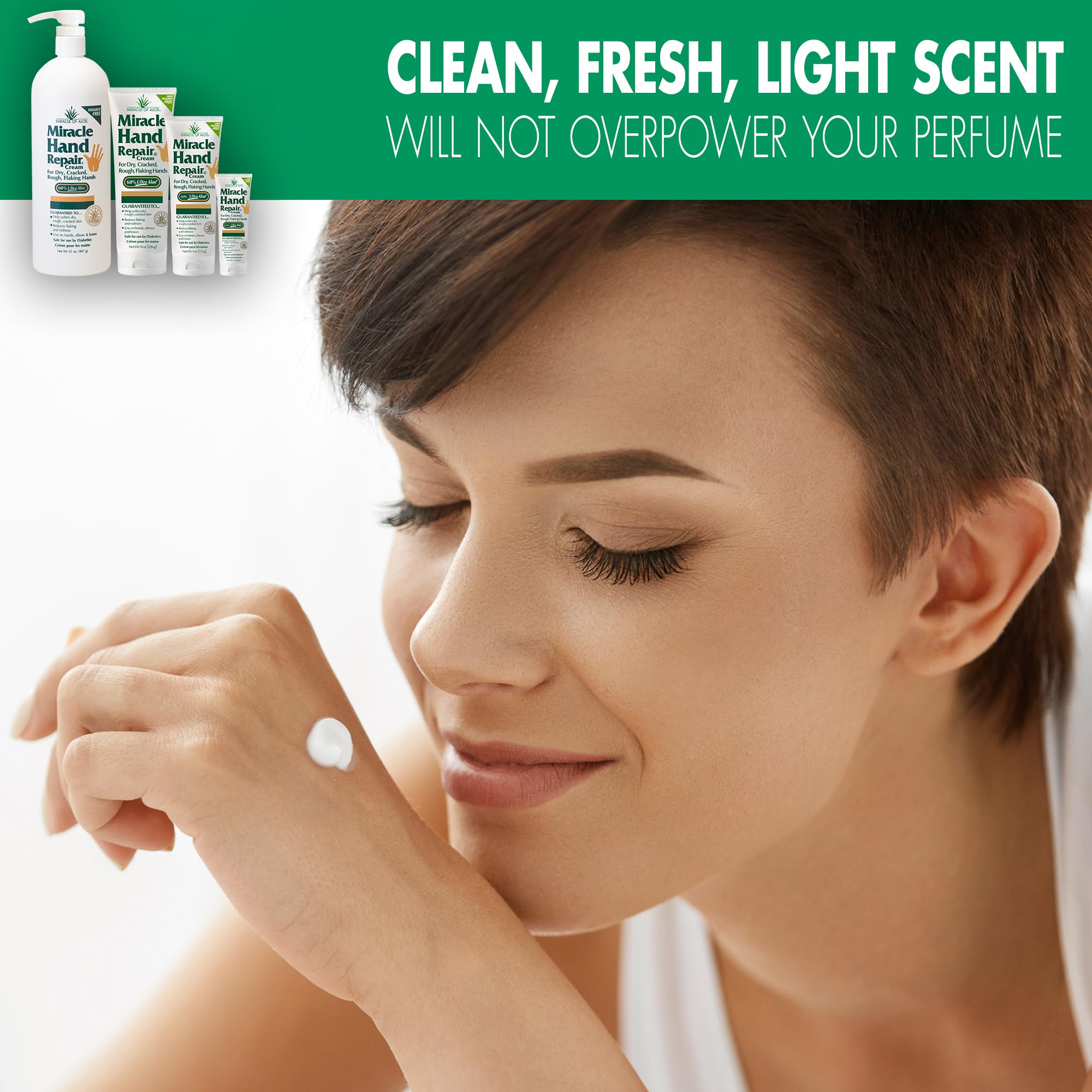Miracle of Aloe soothes elbows and knees with rich hydration.