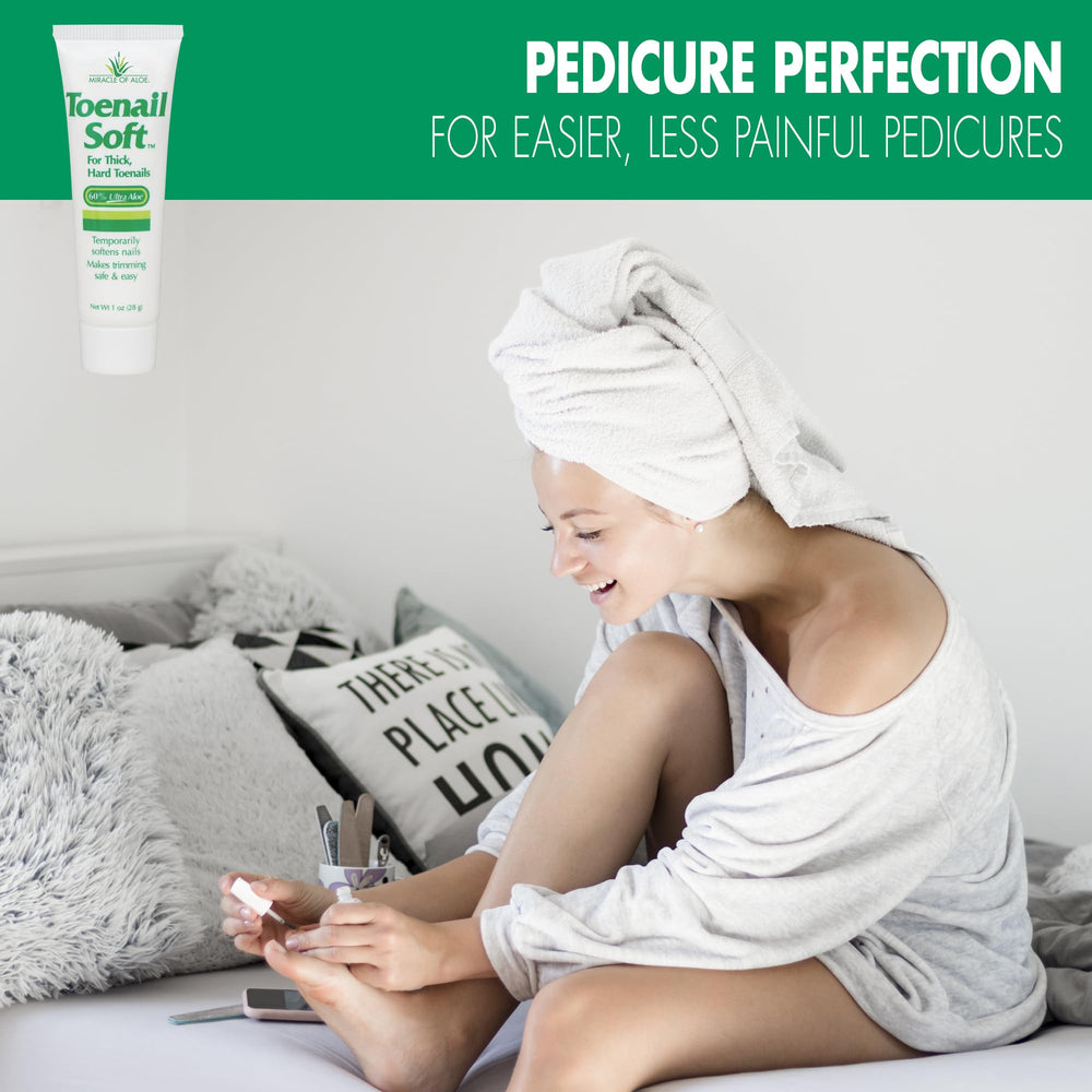 Miracle of Aloe tea tree oil ingredient supports healthy nails and irritation relief.