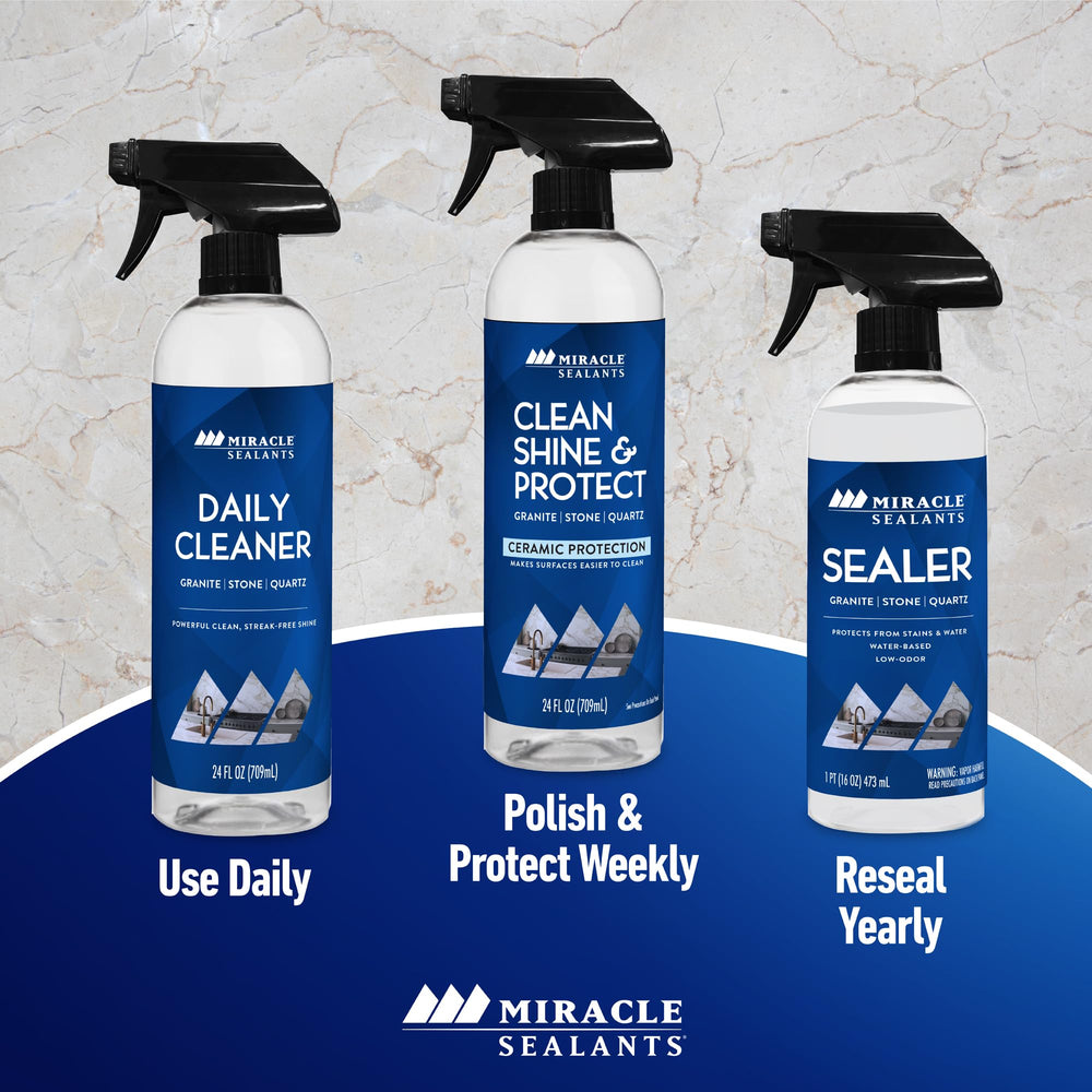 Miracle Sealants Daily Cleaner uses citrus essential oils for a pleasant aroma.