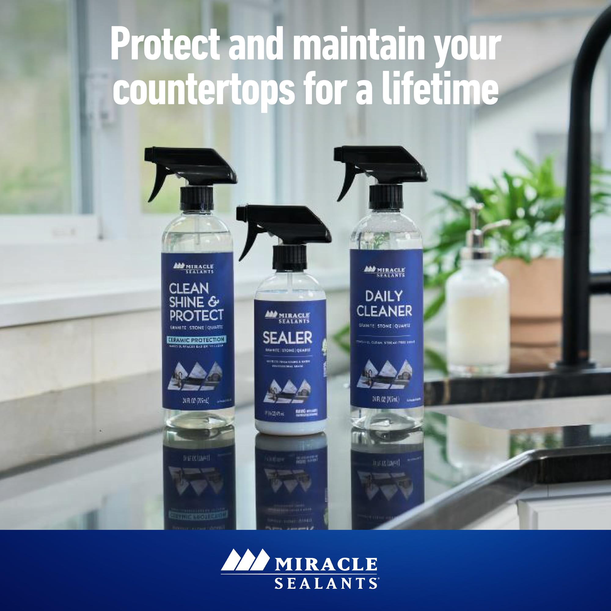 Miracle Sealants Daily Cleaner phosphate-free formula supports safe cleaning.