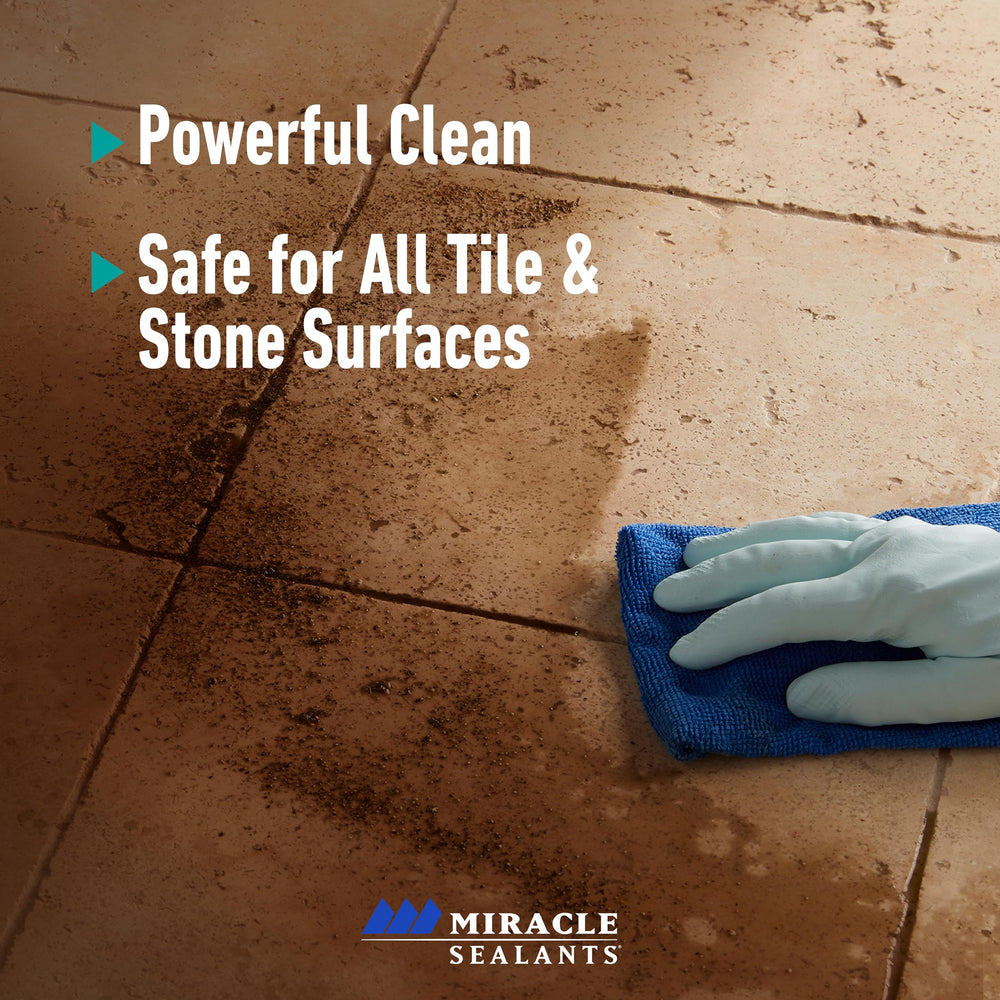 Miracle Sealants dirt and grease removal from kitchen counters.