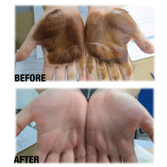 MiracleWipes cleanup hands for quick, thorough mess removal on surfaces.