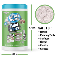 MiracleWipes heavy-duty cleanup works with a splash of water for tough jobs.