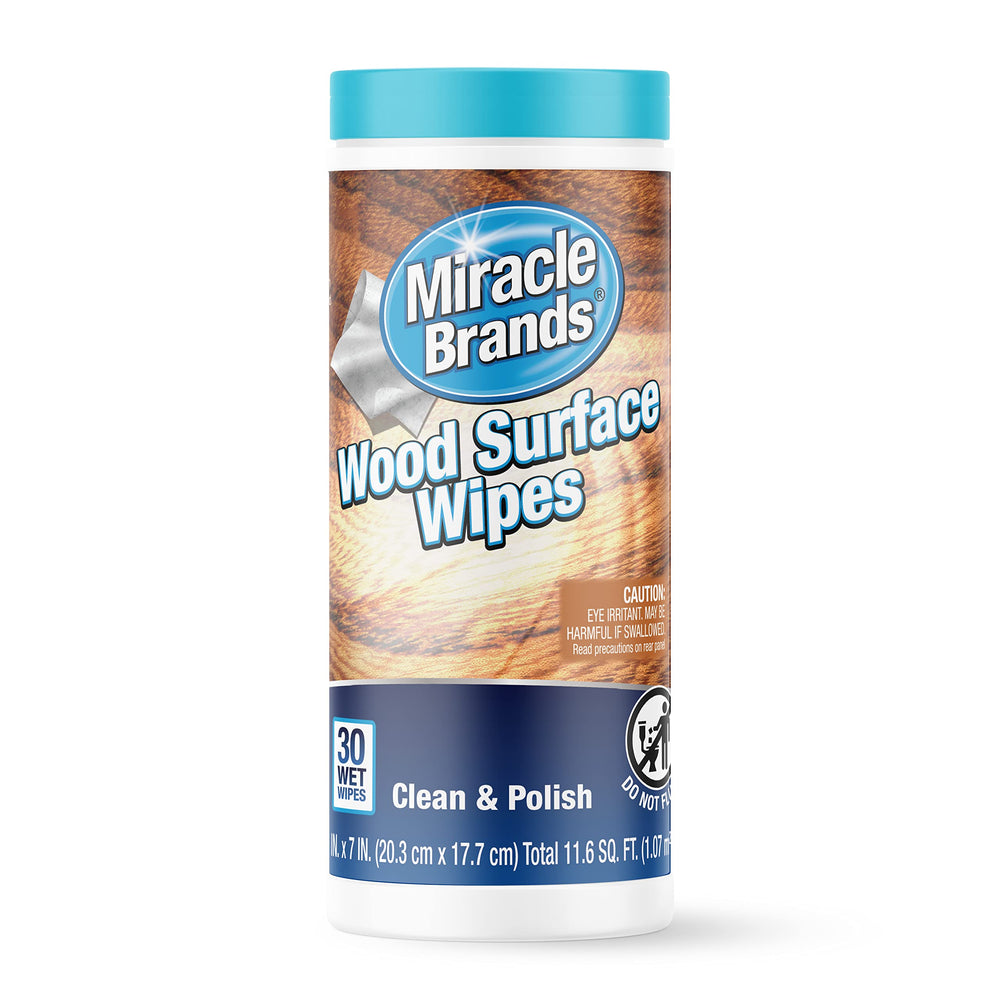 MiracleWipes wood surfaces bottle for fast, streak-free cleaning.